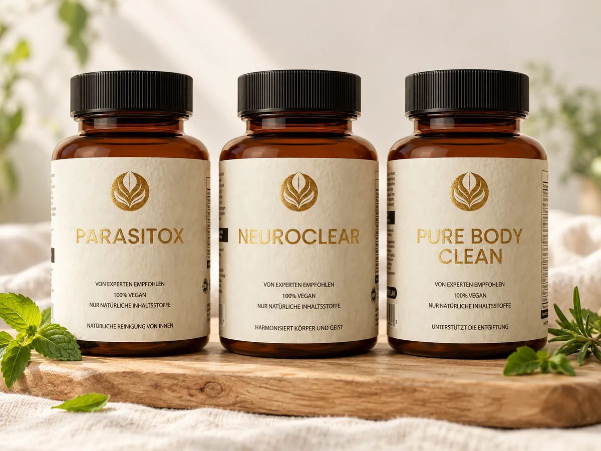 3 Dosen: je 1 × Parasitox, NeuroClear, Pure Body Clean